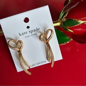 KATE SPADE Earrings,Kate Spade Gold Bow Earrings